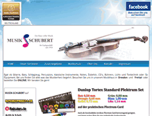 Tablet Screenshot of musik-schubert.de